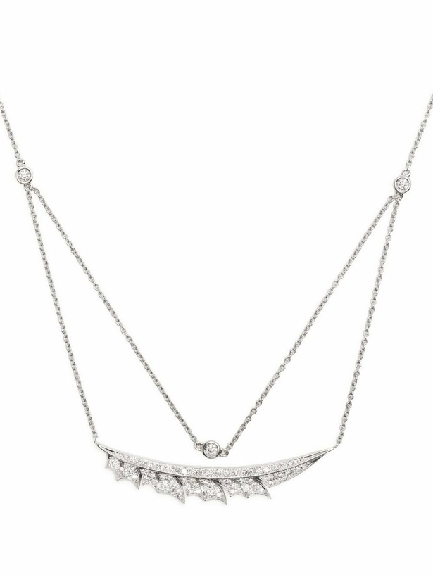 Photo: Stephen Webster 18K White Gold Feather Diamond Necklace
