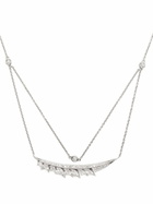 Stephen Webster 18K White Gold Feather Diamond Necklace
