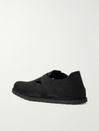 BIRKENSTOCK 1774 - London Suede Clogs - Black