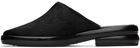 Eckhaus Latta Black Pony Loafers