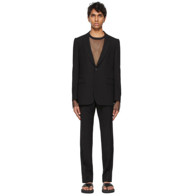 Photo: Dries Van Noten Black Twill Suit