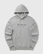 JW Anderson LOGO EMBROIDERY HOODIE Grey Mens Hoody
