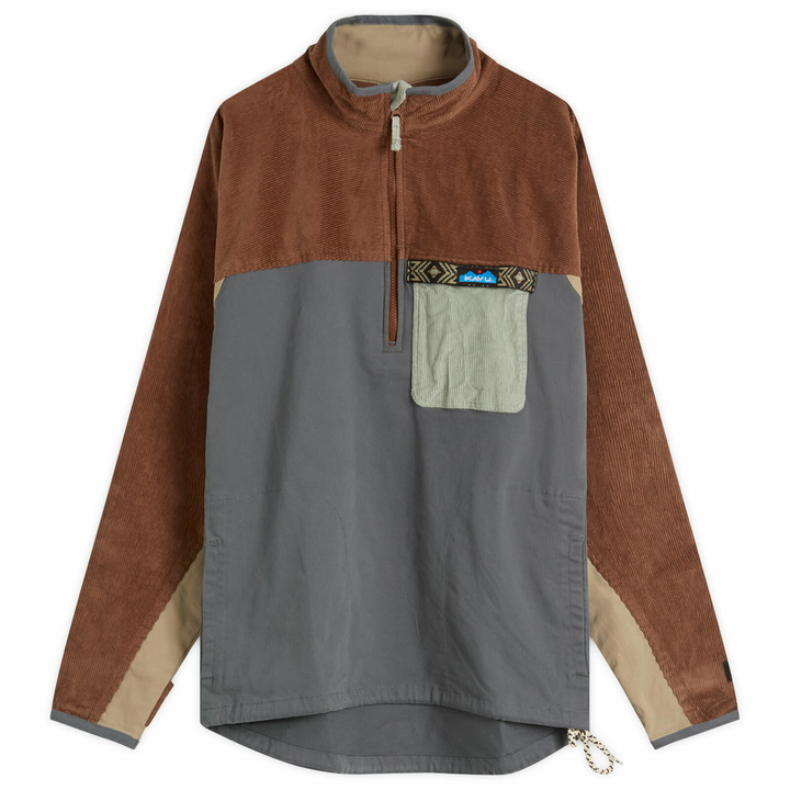 Photo: KAVU Men's Throwshirt Flex Pullover in Color Commotion