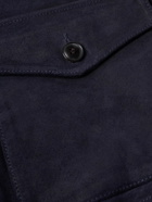 Polo Ralph Lauren - Suede Bomber Jacket - Blue