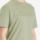 Lanvin Men's Debossed Script Logo T-Shirt in Lin