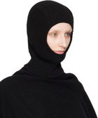 Rick Owens Black Porterville Sphinx Skull Balaclava