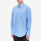 Wooyoungmi Men's Back Logo Shirt in Blue