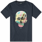 Paul Smith Men's Skull T-Shirt in Blue