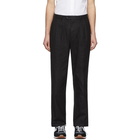 Junya Watanabe Black Gabardine Trousers