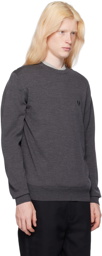 Fred Perry Gray Classic Sweater