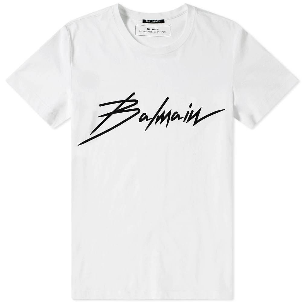 Photo: Balmain Signature Logo Tee