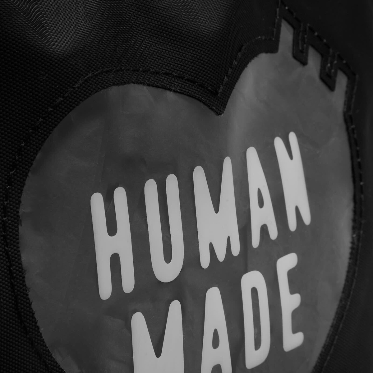 Human Made Men's Nylon Heart Backpack in Black