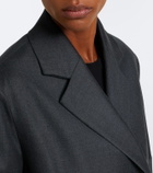 Loulou de Saison Donau double-breasted virgin wool blazer