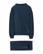 Ea7 Womens Tracksuit in Navy