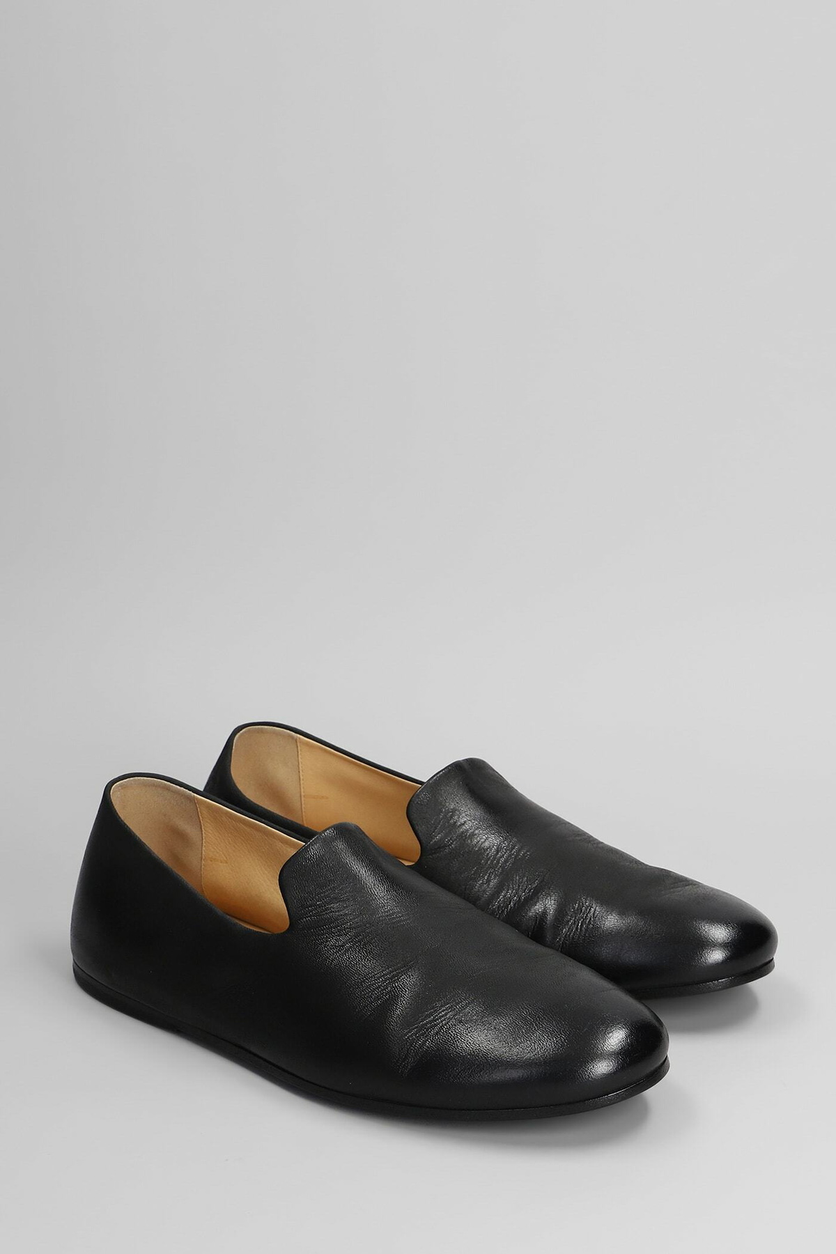 【関税込み】Marsell ブラック Steccoblocco ローファー Marsell Steccoblocco Loafers In Black Leather Marsèll