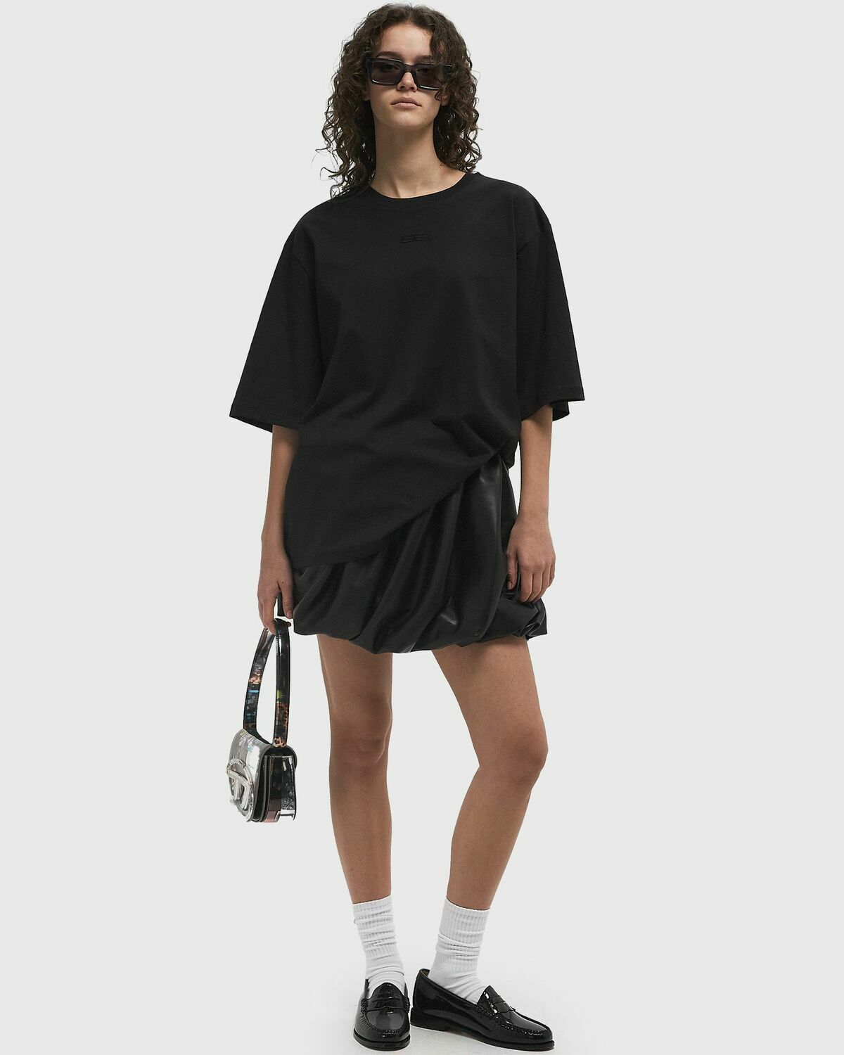 ROTATE Birger Christensen Balloon Skirt Black Women