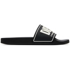 Diesel Black 3D Logo Sa-Mayemi-Pool Slides