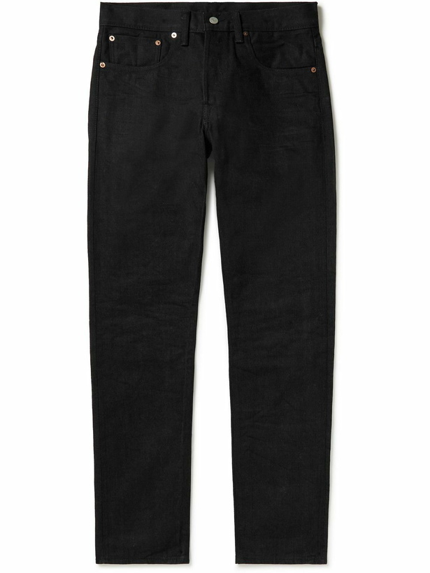 Photo: RRL - Slim-Fit Selvedge Jeans - Black