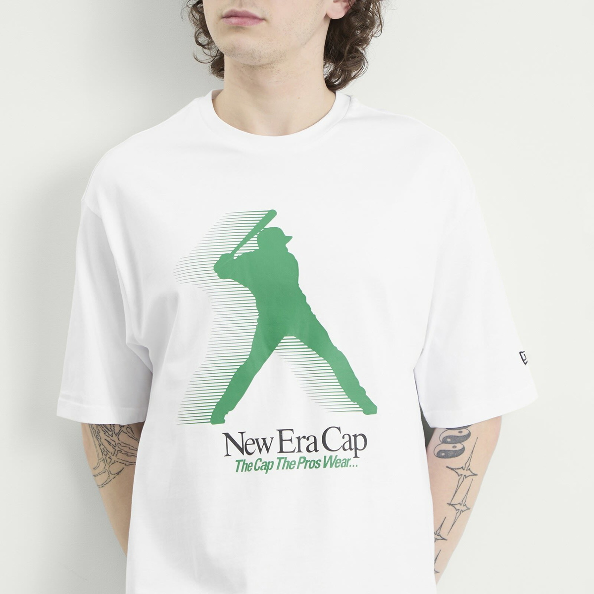 New Era Men's Player Graphic T-Shirt in White