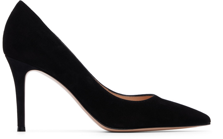 Photo: Gianvito Rossi Black Gianvito 85 Heels