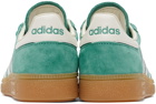 Sporty & Rich Green & White adidas Originals Edition Handball Spezial Sneakers