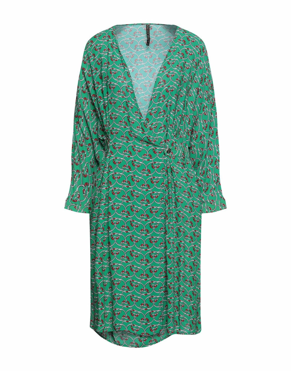 Manila Grace Womens Midi dress in Green