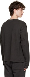 SEEKINGS Black Printed Long Sleeve T-Shirt