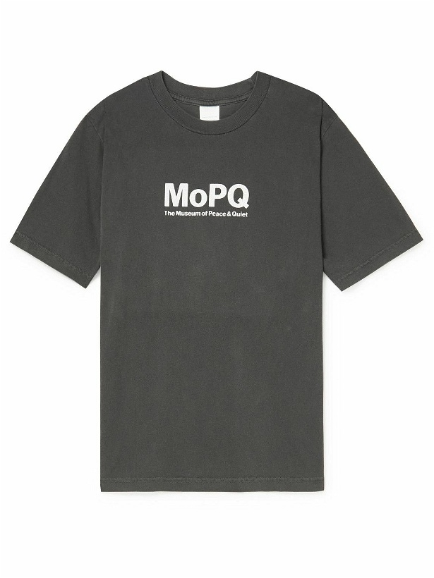 Photo: Museum Of Peace & Quiet - Logo-Print Cotton-Jersey T-Shirt - Black