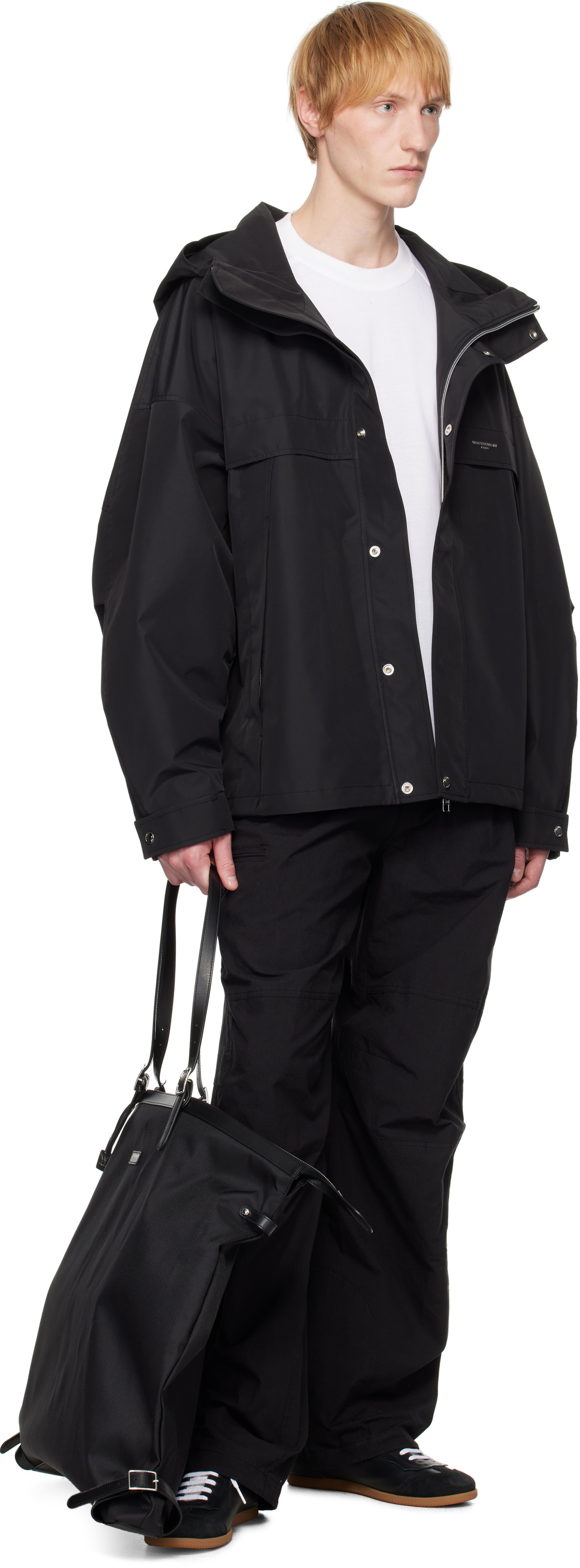 WOOYOUNGMI Black Large Cordura Tote