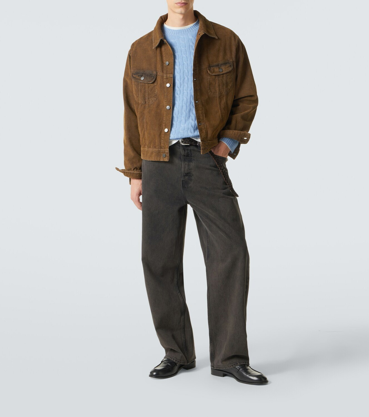 Arch4 Cable-knit cashmere sweater