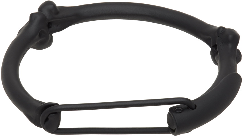TAKAHIROMIYASHITA TheSoloist. Black Bone Shaped Clip M Bracelet
