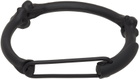 TAKAHIROMIYASHITA TheSoloist. Black Bone Shaped Clip M Bracelet