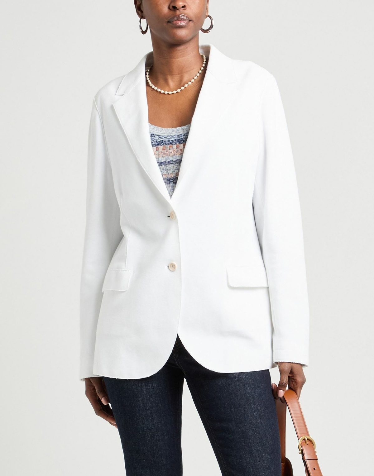 Eleventy Womens Blazer in White