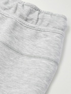 Nike - Sportswear Club Straight-Leg Logo-Print Cotton-Blend Jersey Sweatpants - Gray