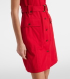 Burberry Belted wool shirt dress