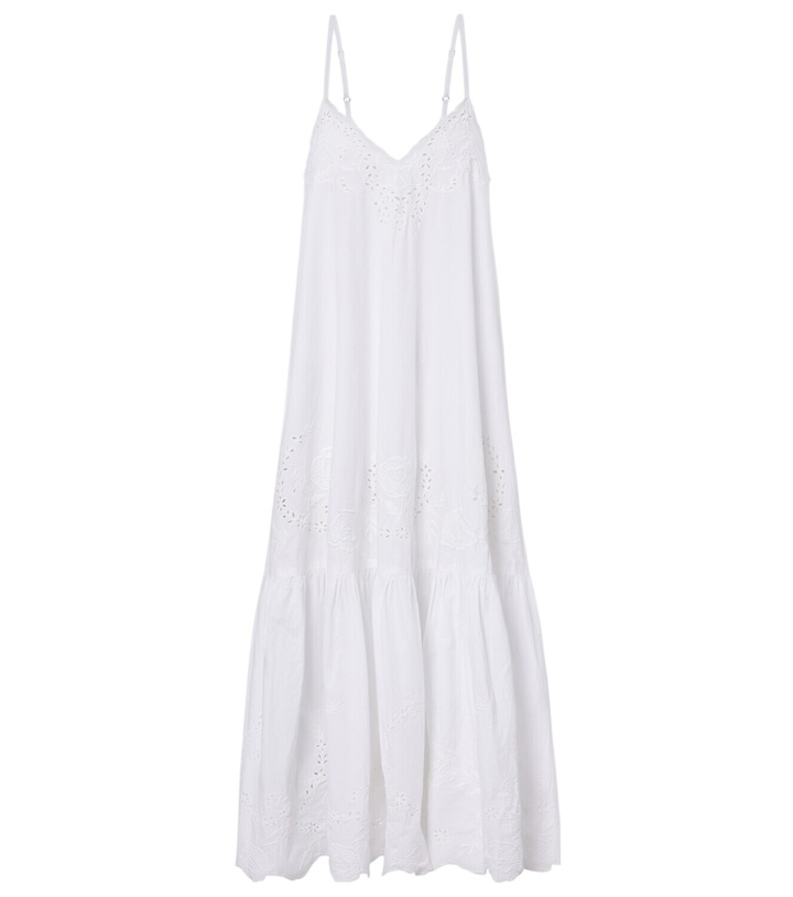 Photo: Juliet Dunn Broderie anglaise cotton midi dress