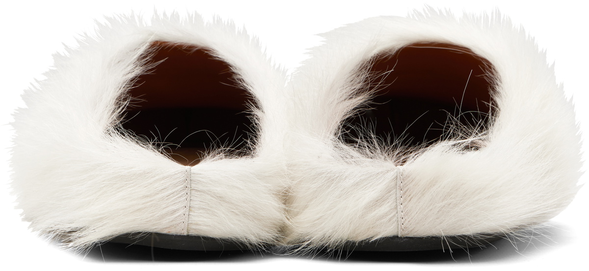 Marni Off-White Fussbett Sabot Slip-on Loafers