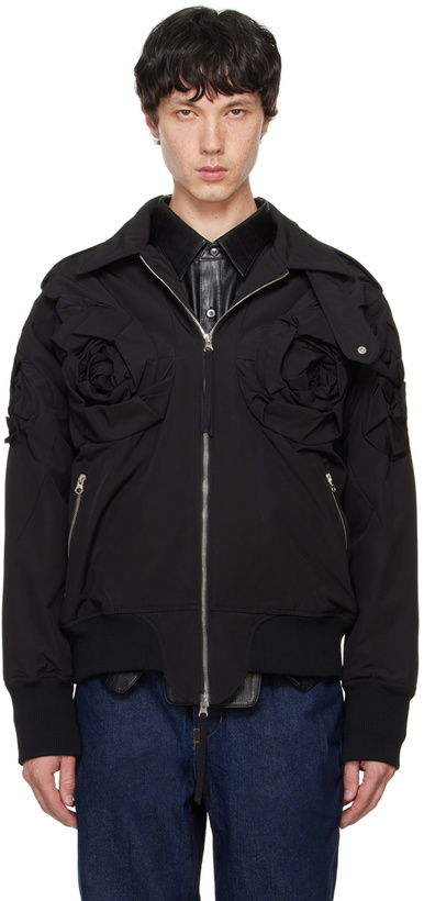 Photo: Juntae Kim Black Flower Jacket