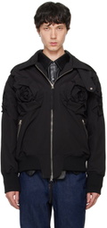 Juntae Kim Black Flower Jacket