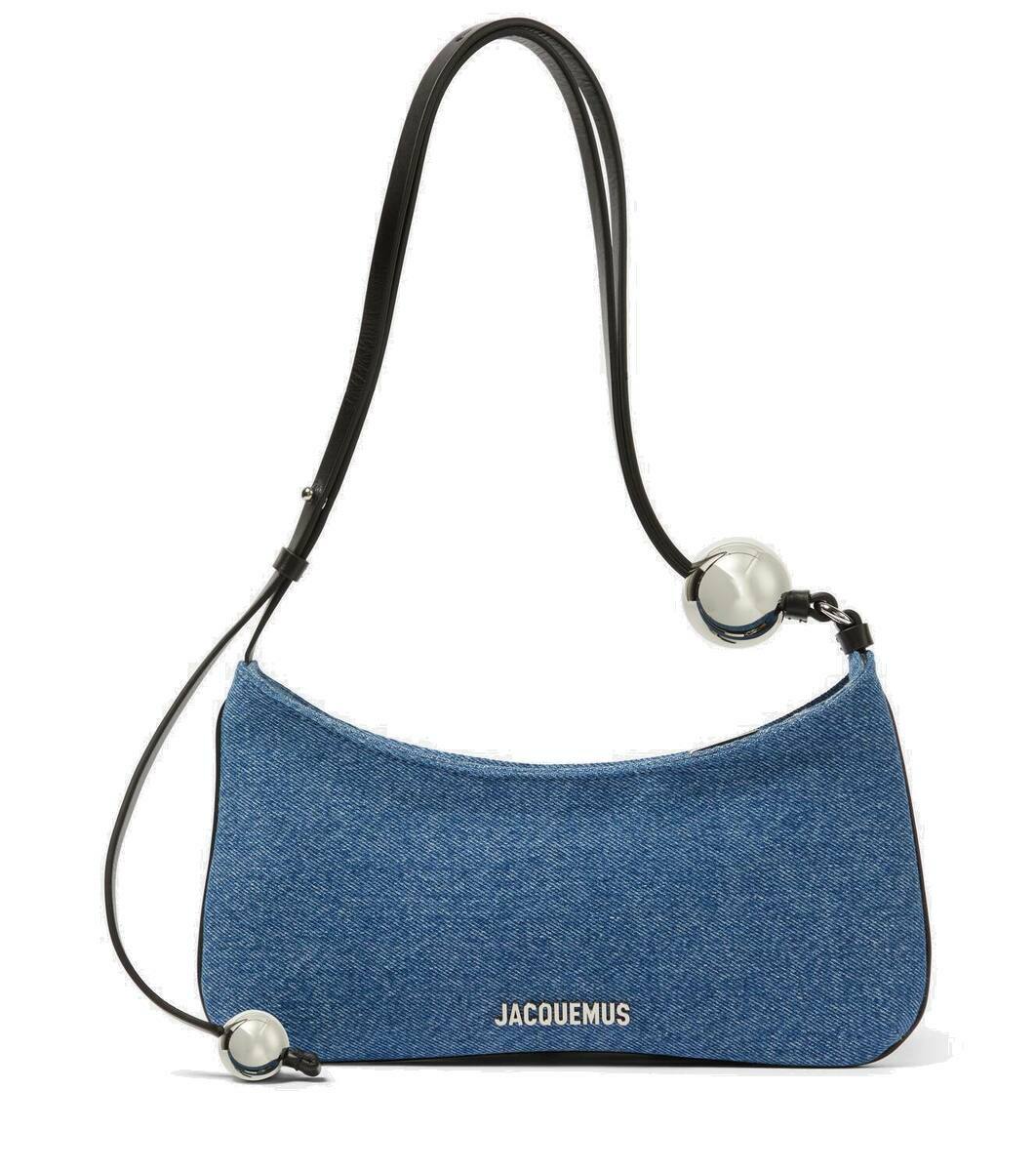 Jacquemus Le Bisou Perle Small denim shoulder bag Jacquemus