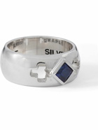 MAPLE - Wednesday Silver Laboratory-Grown Sapphire Ring - Silver