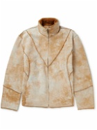 Guess USA - Faux Fur-Trimmed Suede Jacket - Brown