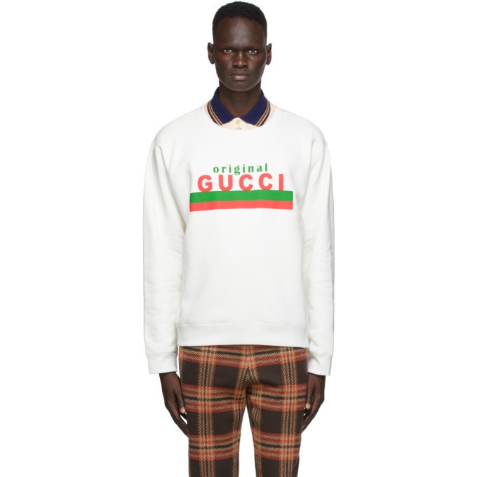 Photo: Gucci Off-White Logo Sweatshirt