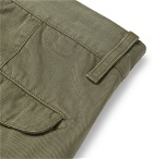 Mr P. - Garment-Dyed Cotton-Twill Chinos - Green