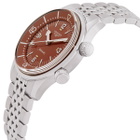 Longines Legend Diver Quartz Terracotta Dial Mens Watch L3.764.4.96.6