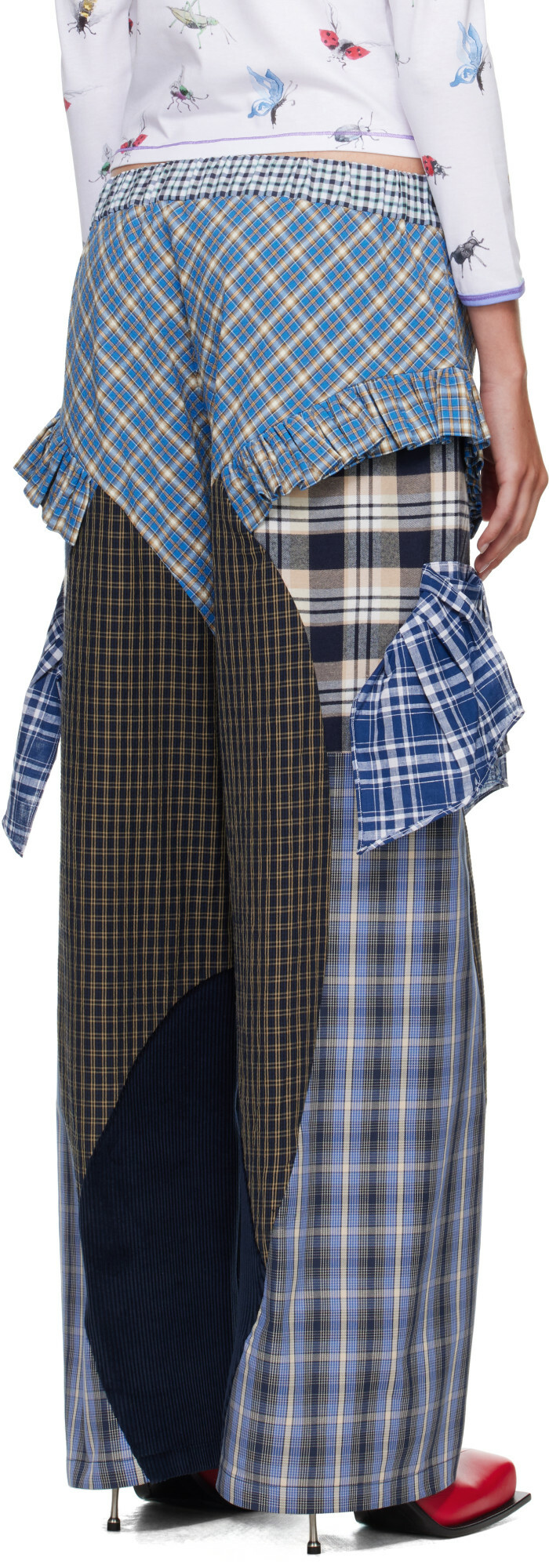 Chopova Lowena Blue Swoon Pyjama Trousers