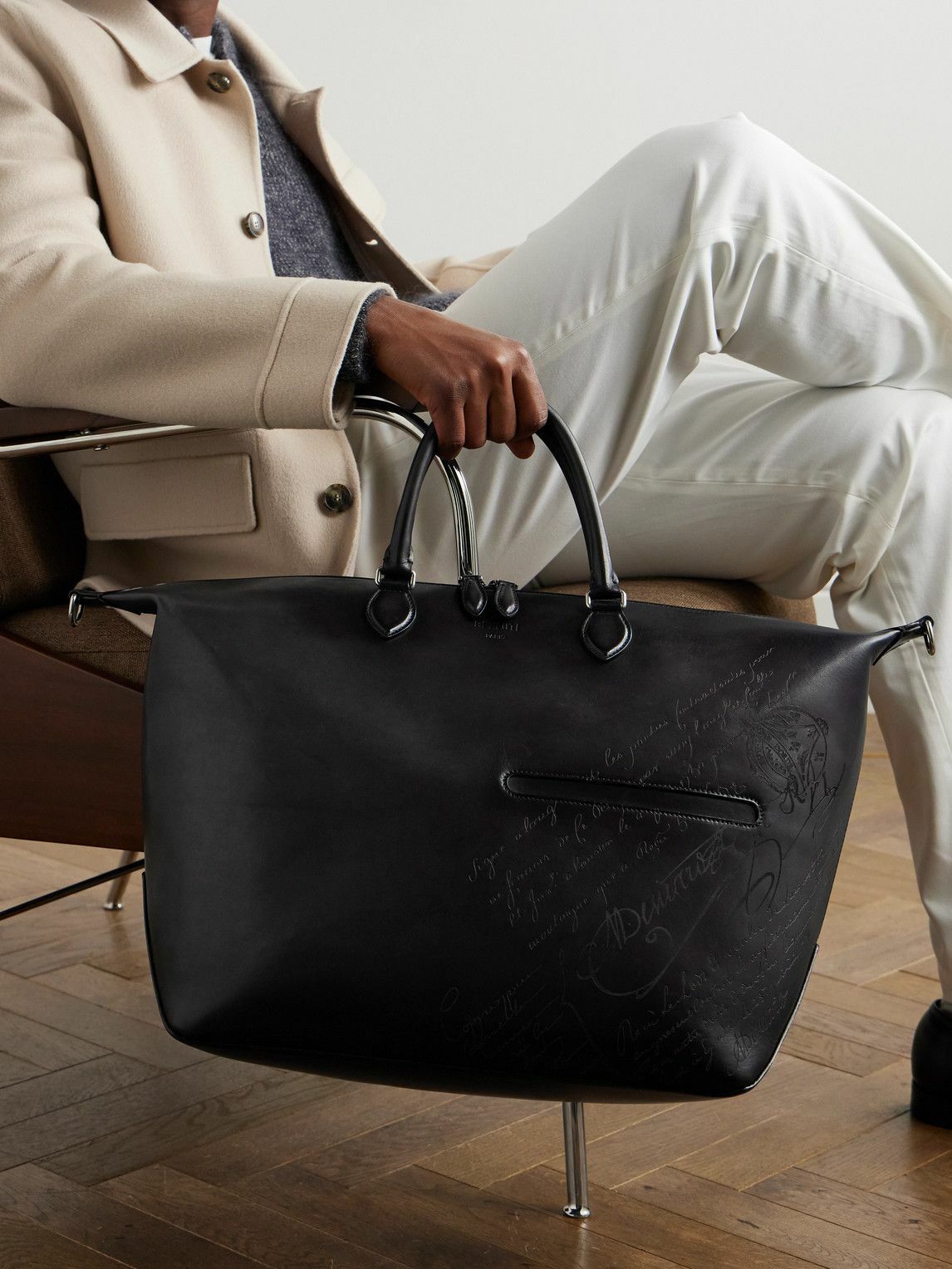 Berluti - Toujours Scritto Venezia Leather Weekend Bag