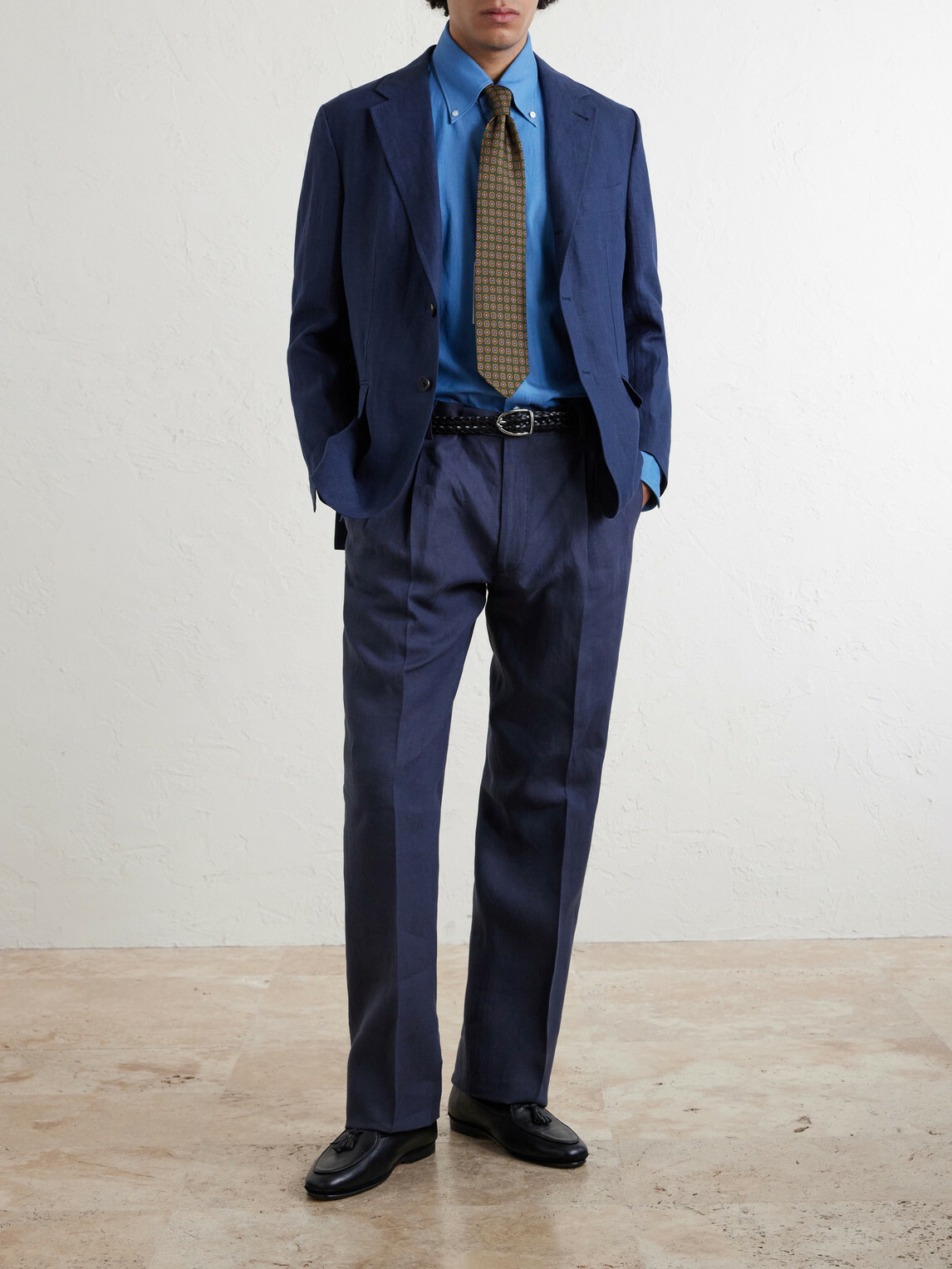 Rubinacci - Linen Suit Jacket - Blue