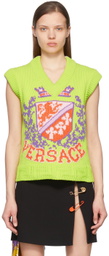 Versace Green & Pink Cotton Vest