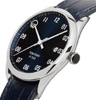 Tom Ford Timepieces - 002 40mm Stainless Steel and Alligator Watch - Blue